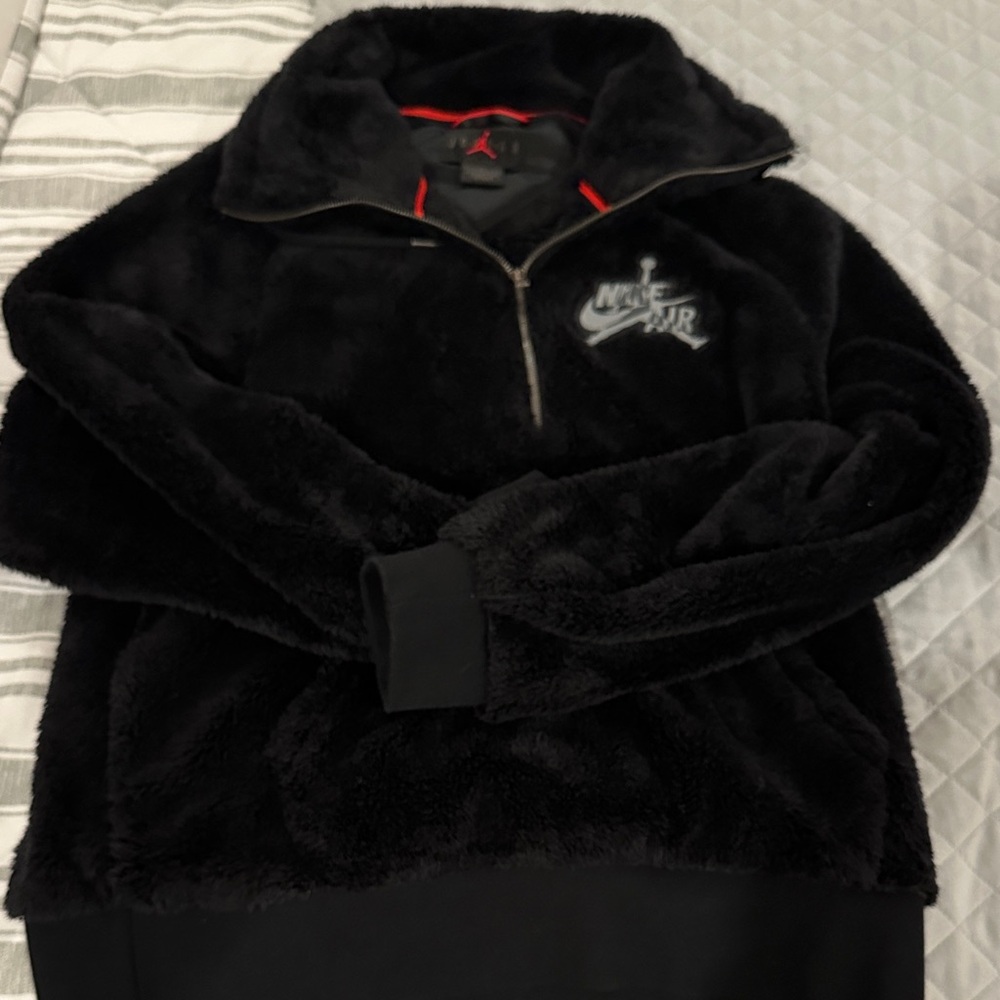 Nike Black Fleece Half-Zip Pullover